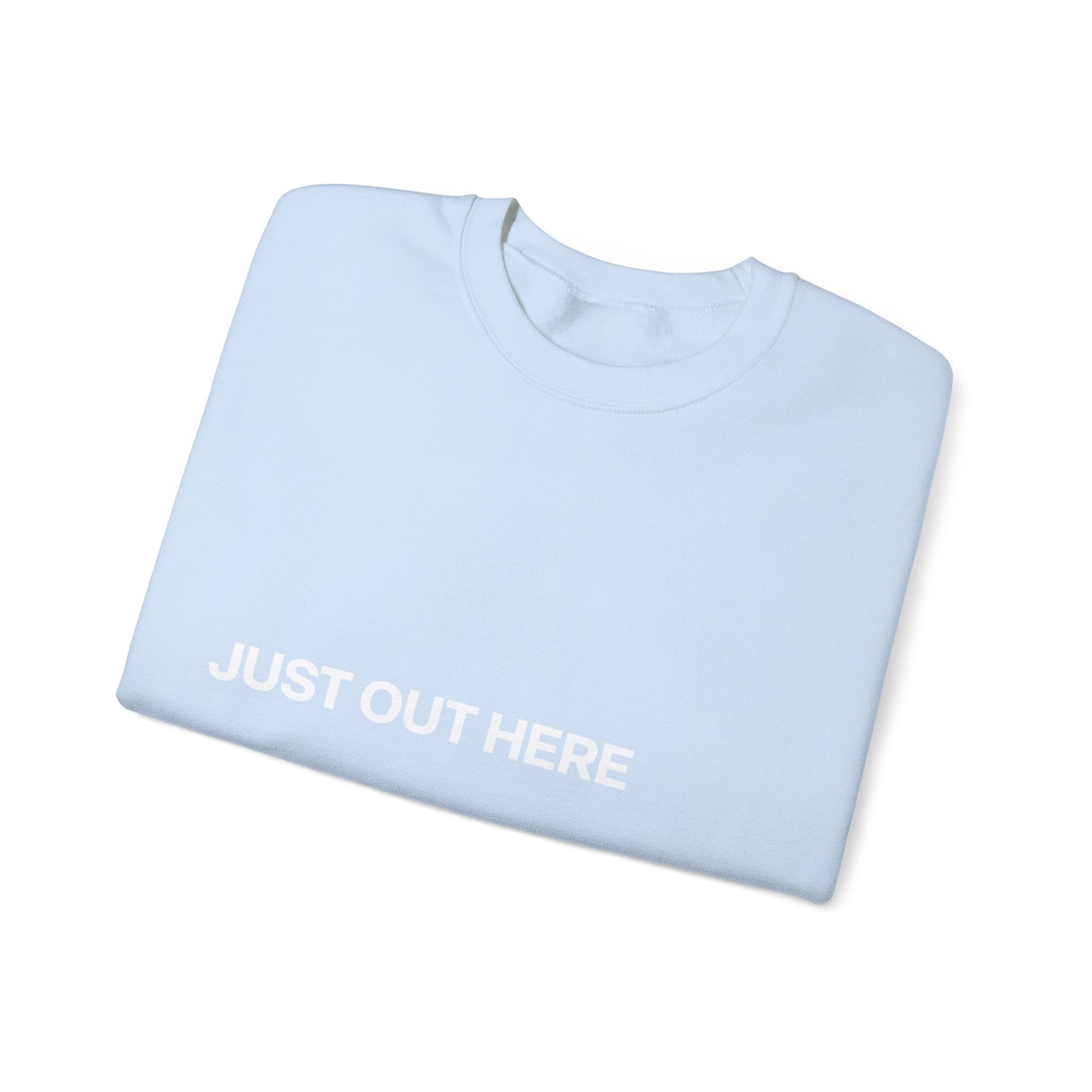 Trying My Best Crewneck Sweatshirt - Sky Blue