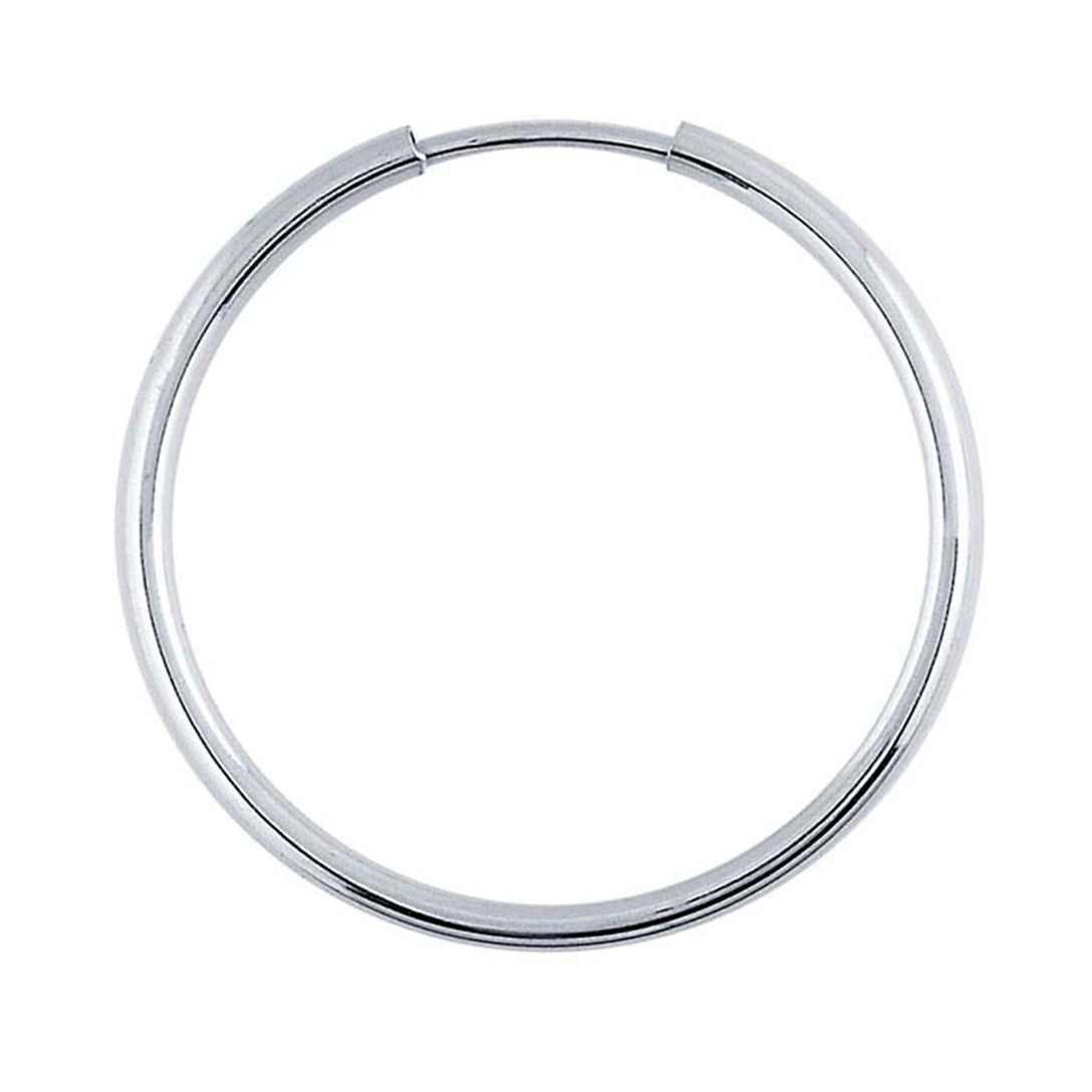 The Every Day Silver Hoop